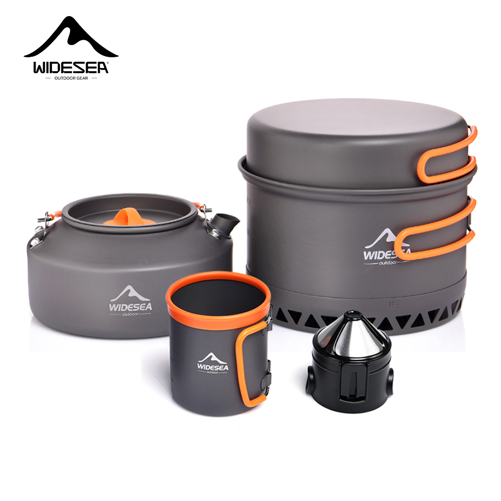 Outdoor Camping World - أدوات المائدة التخييم مجموعة تجهيزات المطابخ