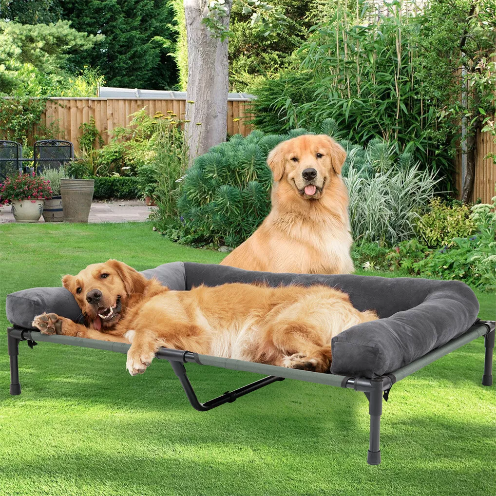 Outdoor Camping Cot - سرير كلاب خارجي مرتفع من BINGOPAW