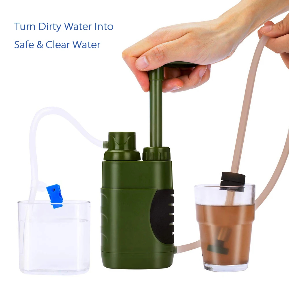 Portable Water Filter - فلتر مياه خارجي للشرب المباشر، منقي