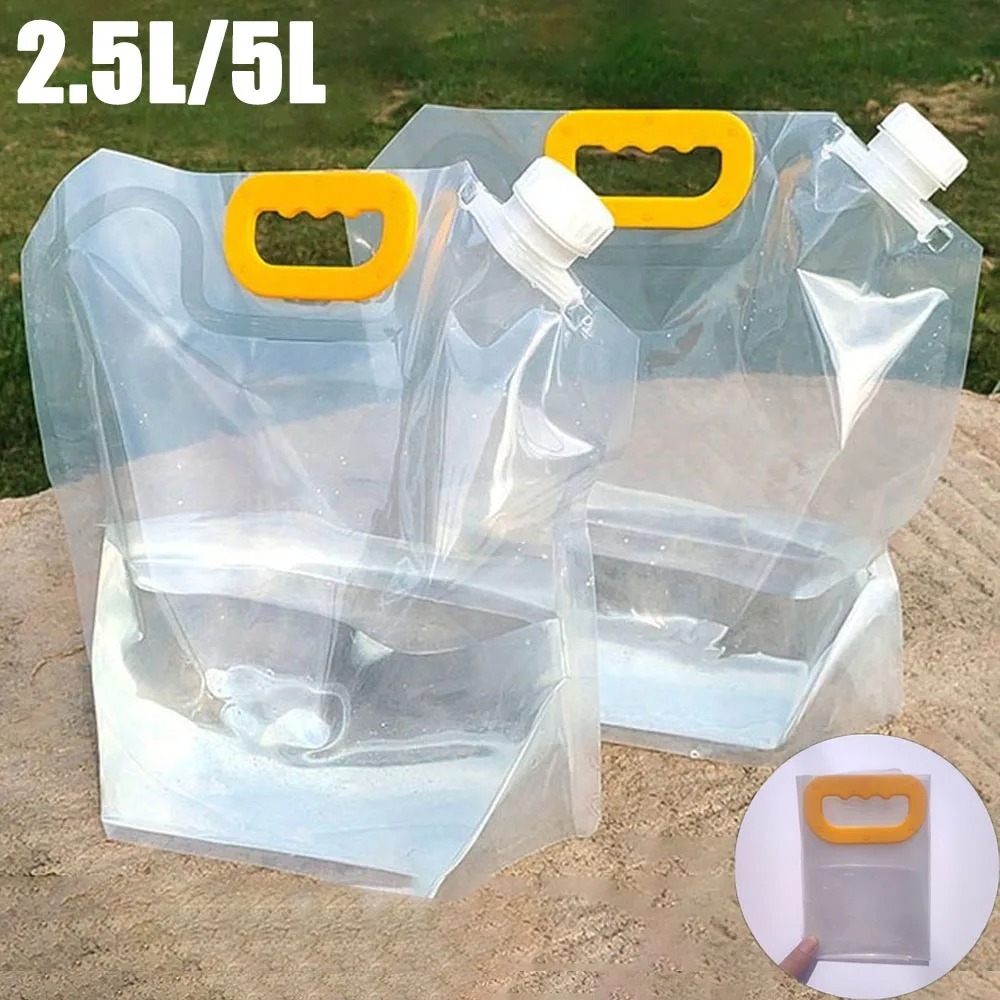 Outdoor Camping Water Jug - حقيبة ماء محمولة سعة 5 لتر،