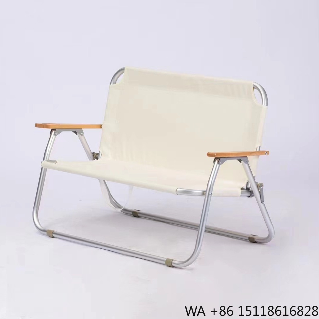 Outdoor Camping Recliner - كراسي شاطئ قابلة للطي لشخصين للاستخدام