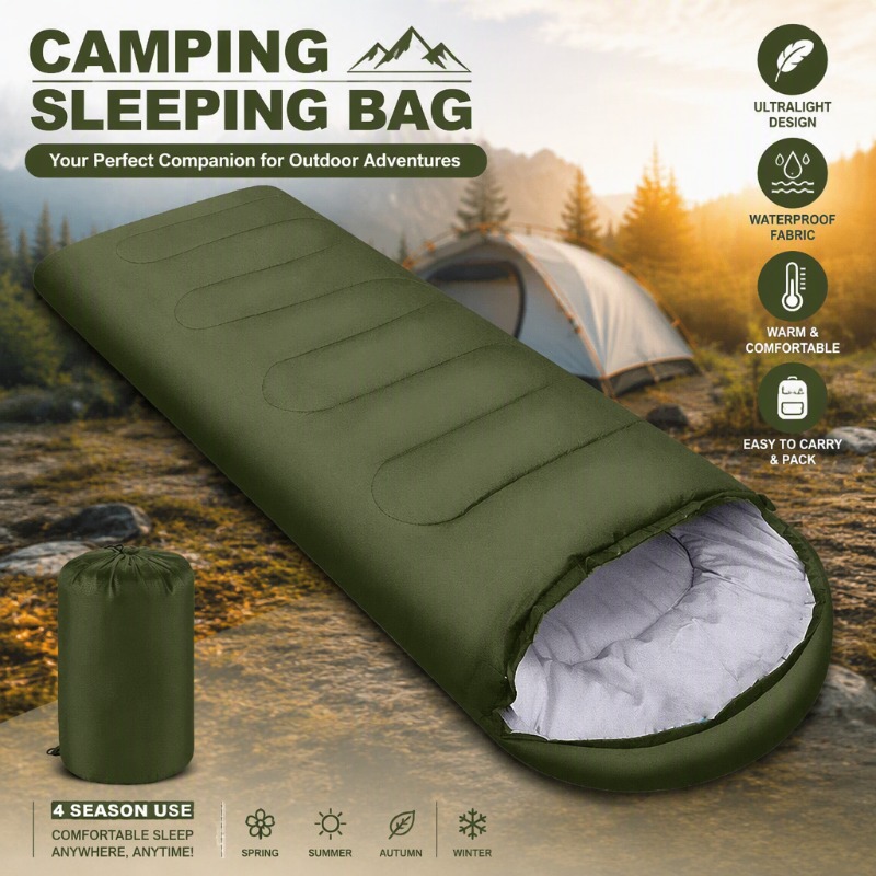 Ultralight Sleeping Bag - حقيبة نوم خفيفة الوزن مقاومة للماء