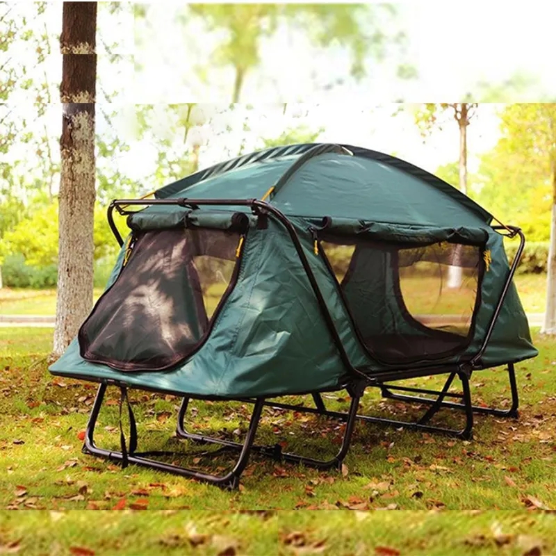 Outdoor Camping Cot - سرير تخييم قابل للطي كبير ودافئ
