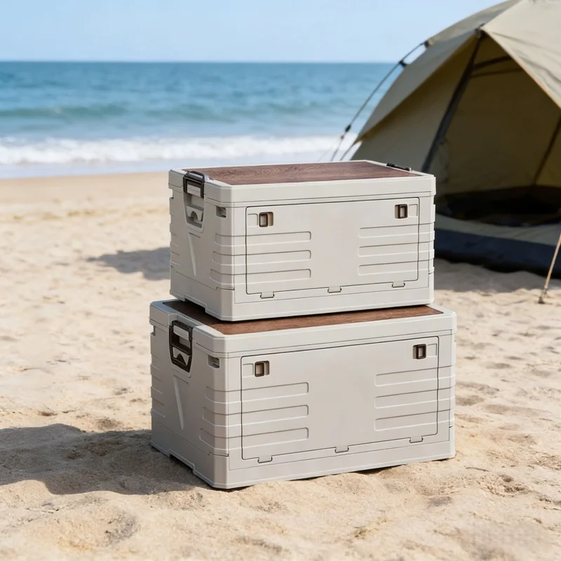Outdoor Camping Stores - صندوق تخزين للسيارة قابل للطي للتخييم