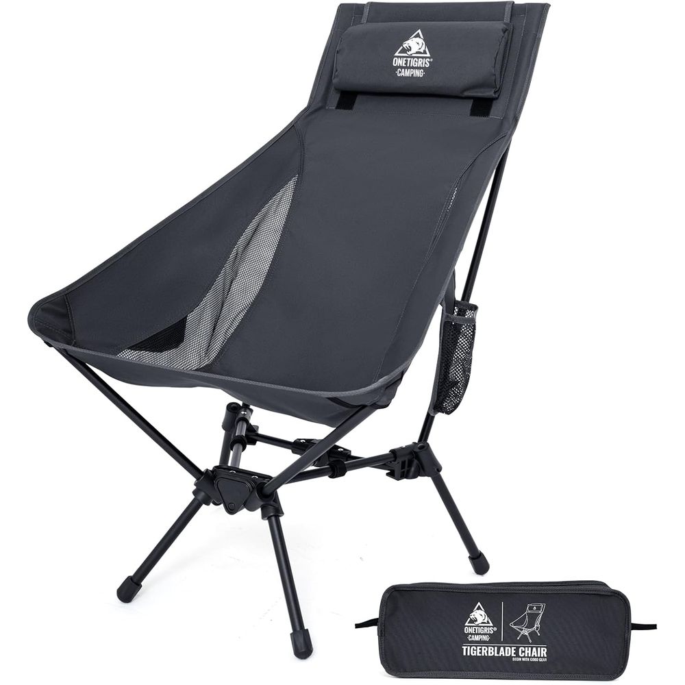 Folding Chair - كرسي تخييم تايجر بليد ذو ظهر