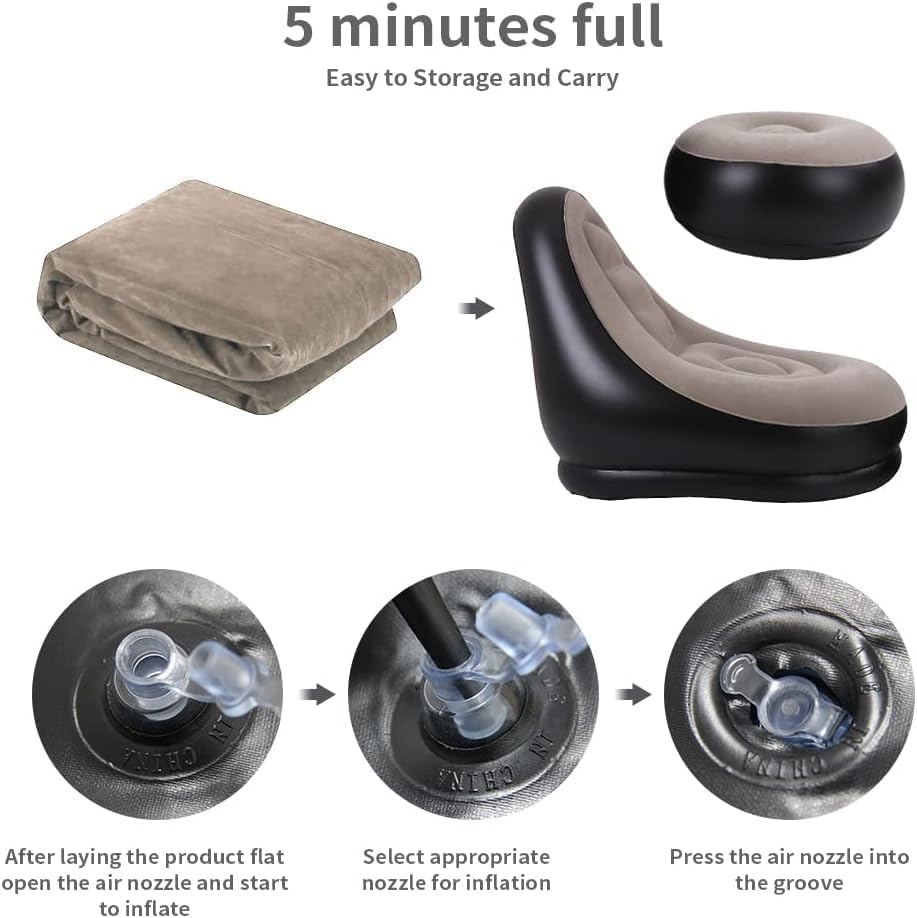 2 قطعة أريكة استرخاء كرسي قابل - مراجعة Outdoor Camping Recliner وسعره