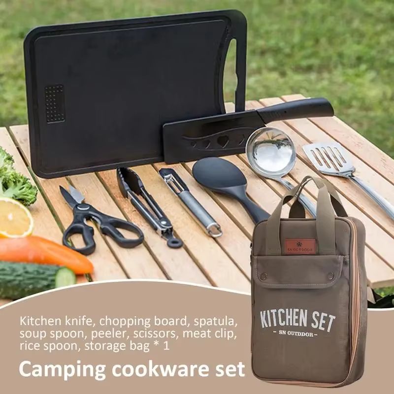 طقم أدوات طهي للتخييم مكون من  - مراجعة Outdoor Camping World وسعره