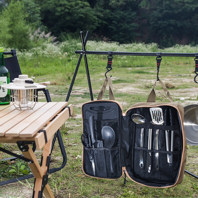 طقم أدوات طهي للتخييم مكون من  - مراجعة Outdoor Camping World وسعره