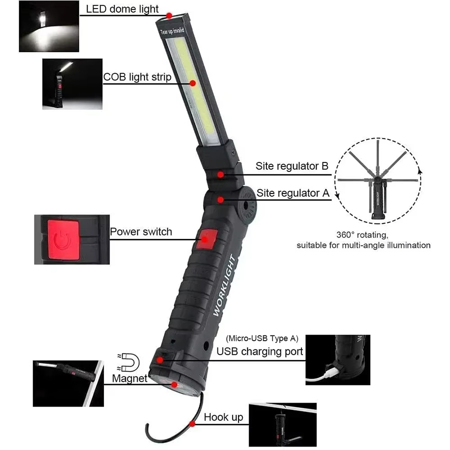 مصباح يدوي LED محمول مع خطاف م - مراجعة Camping Lantern وسعره