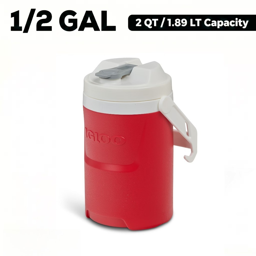 زجاجة مياه رياضية سعة 1.2 جالو - مراجعة Outdoor Camping Water Jug وسعره