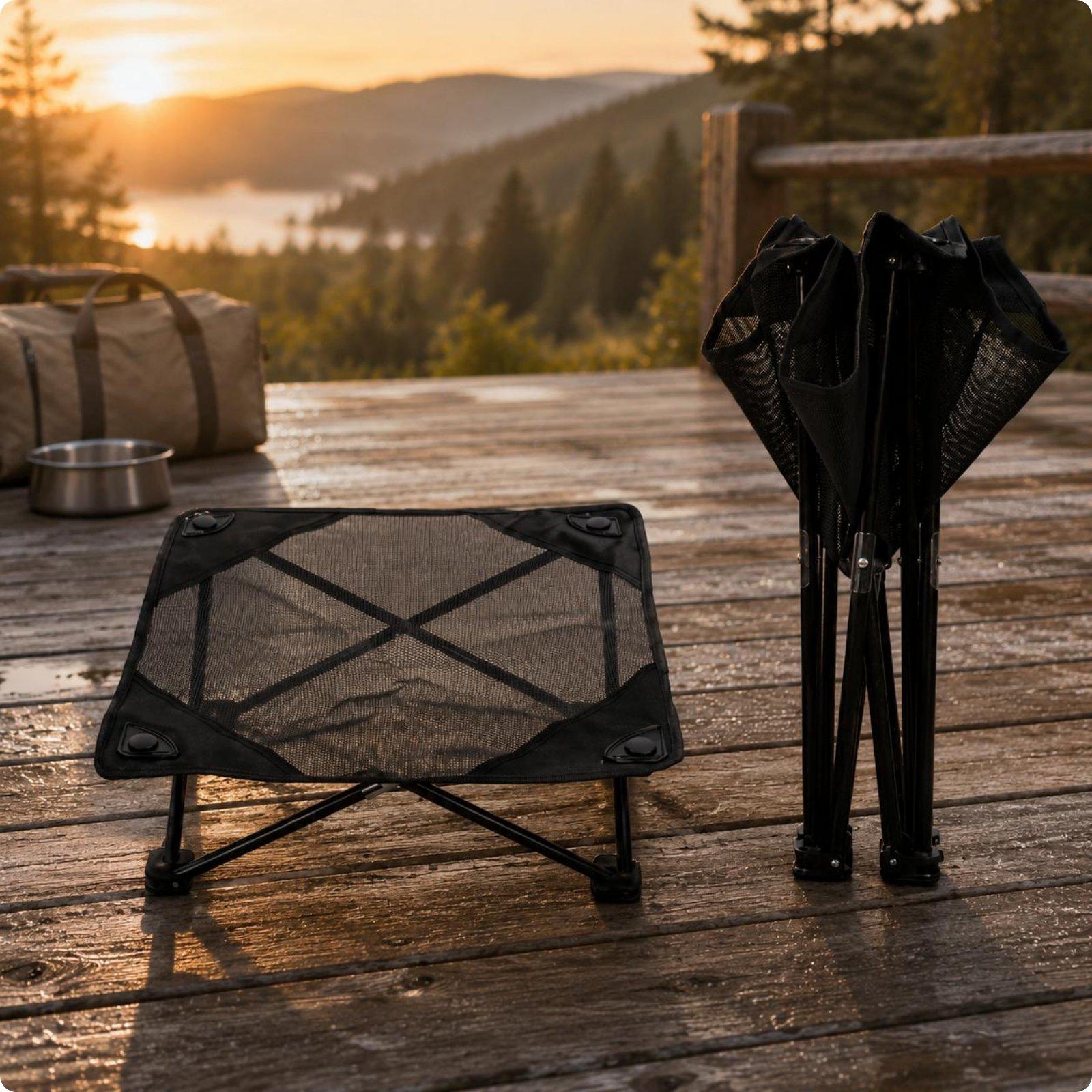 منصة استراحة خارجية مرتفعة للح - مراجعة Outdoor Camping Cot وسعره
