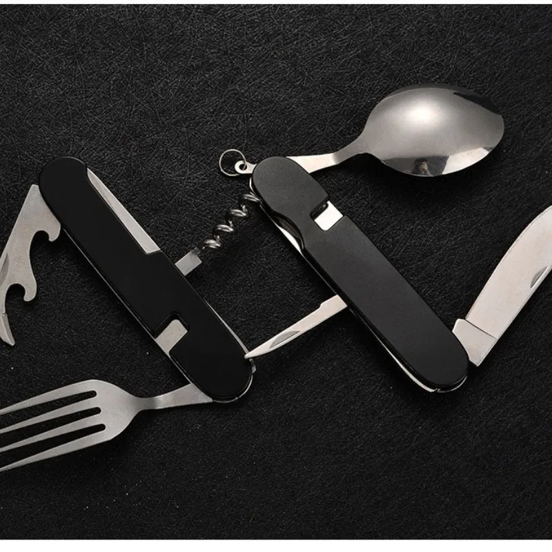 4 في 1 أدوات المائدة القابلة ل - مراجعة Outdoor Camping World وسعره