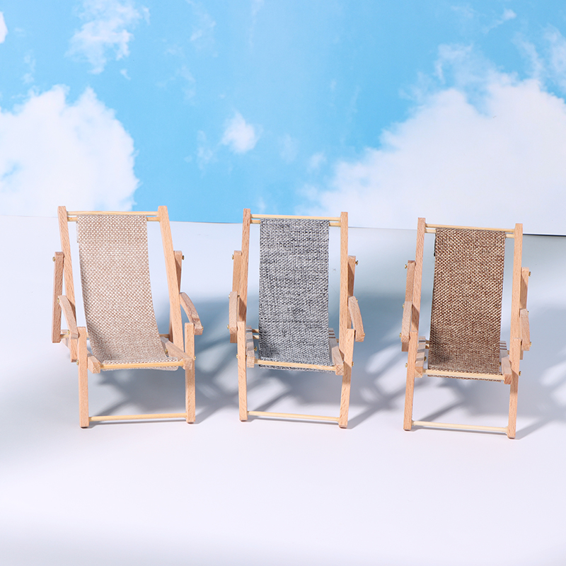 1 قطعة 1/12 دمية كرسي سطح السف - مراجعة Folding Chair وسعره