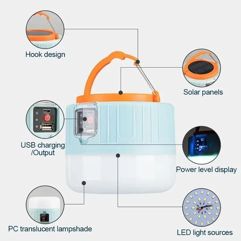فانوس التخييم بالطاقة الشمسية  - مراجعة Camping Lantern وسعره
