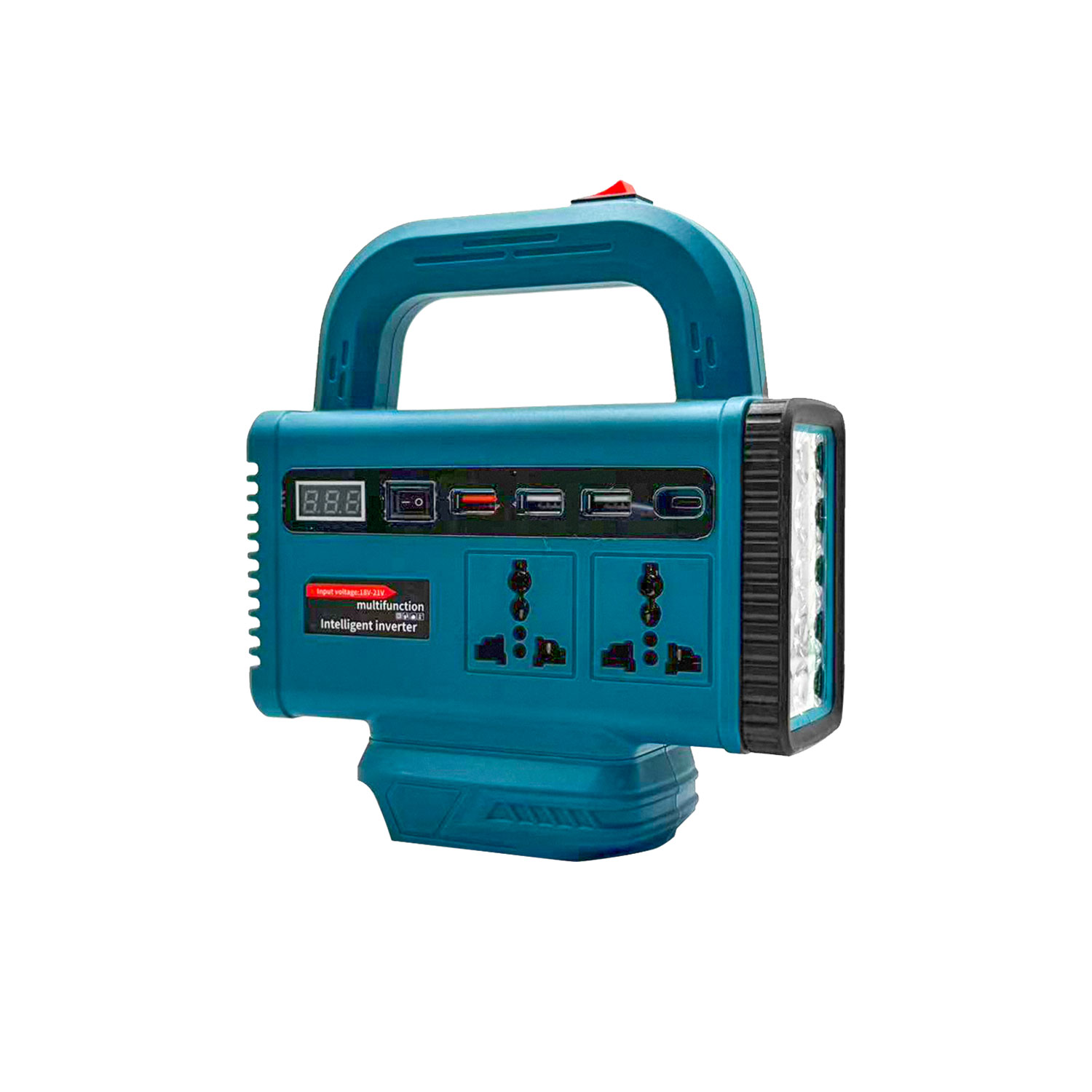 مصباح LED محمول مع محول من DC1 - مراجعة Outdoor Camping Jobs وسعره