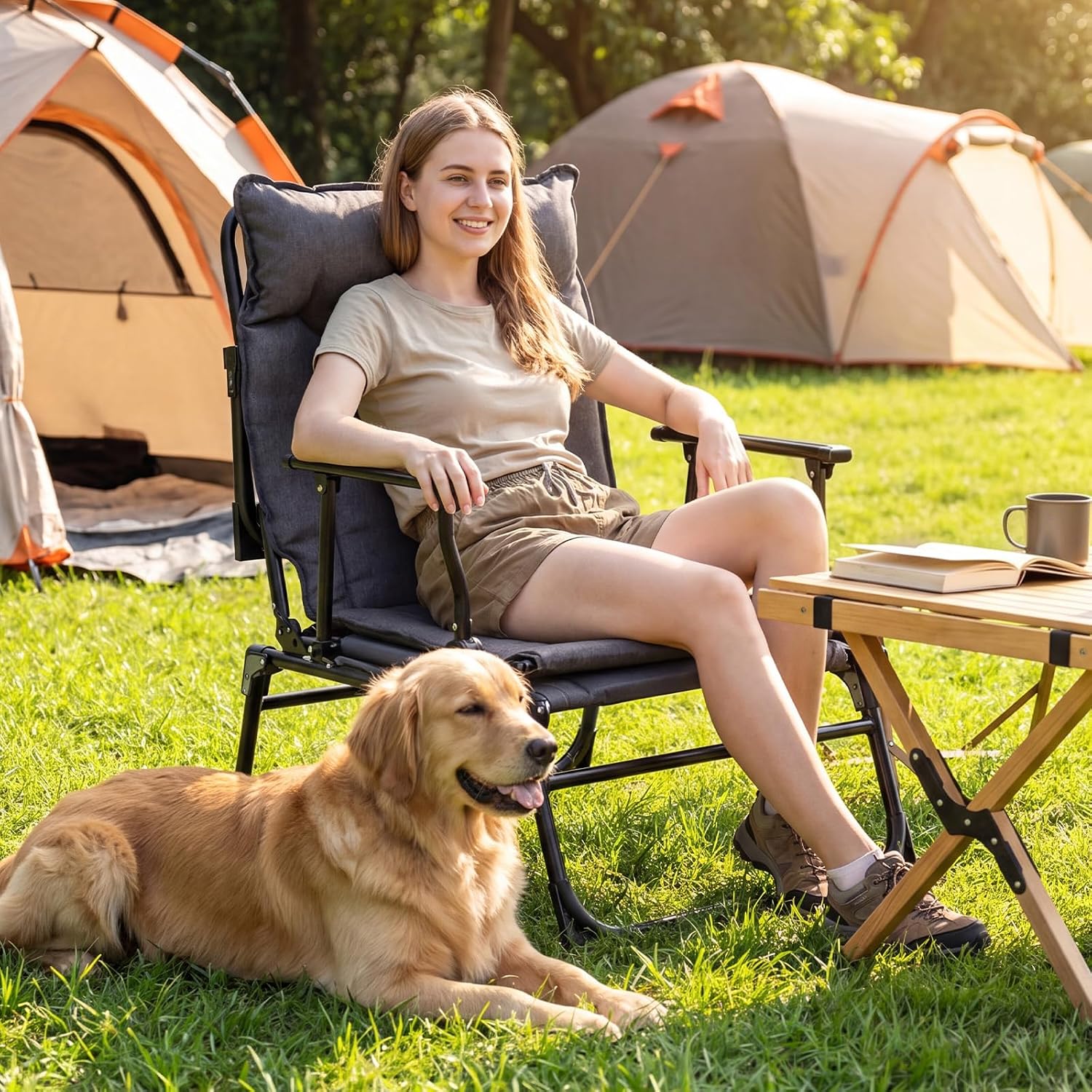 مجموعة كراسي استرخاء قابلة للط - مراجعة Outdoor Camping Cot وسعره