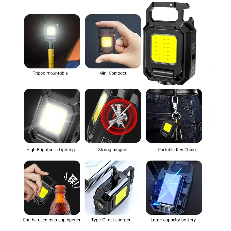 مصباح يدوي صغير سلسلة المفاتيح - مراجعة Camping Lantern وسعره