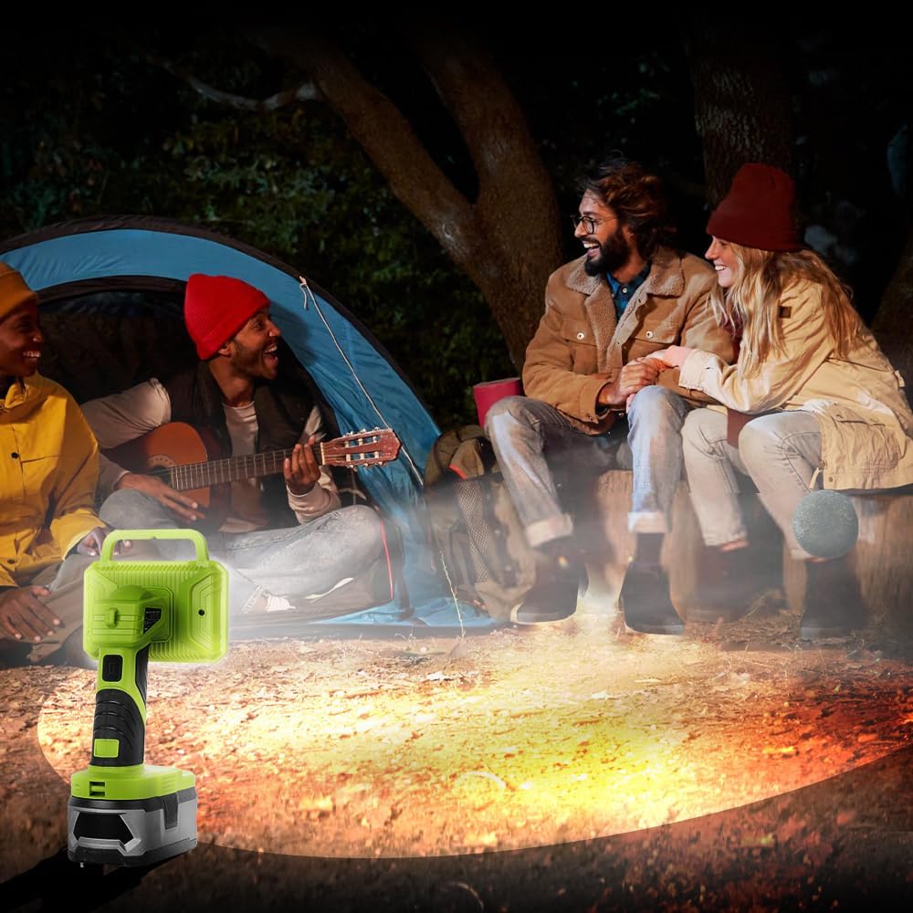 مصباح يدوي LED لاسلكي 18 وات 2 - مراجعة Outdoor Camping Jobs وسعره