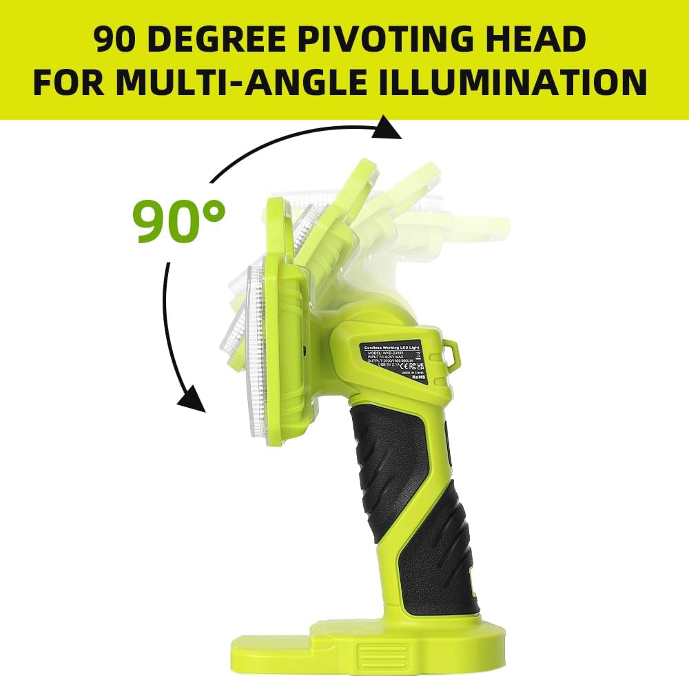 مصباح يدوي LED لاسلكي 18 وات 2 - مراجعة Outdoor Camping Jobs وسعره