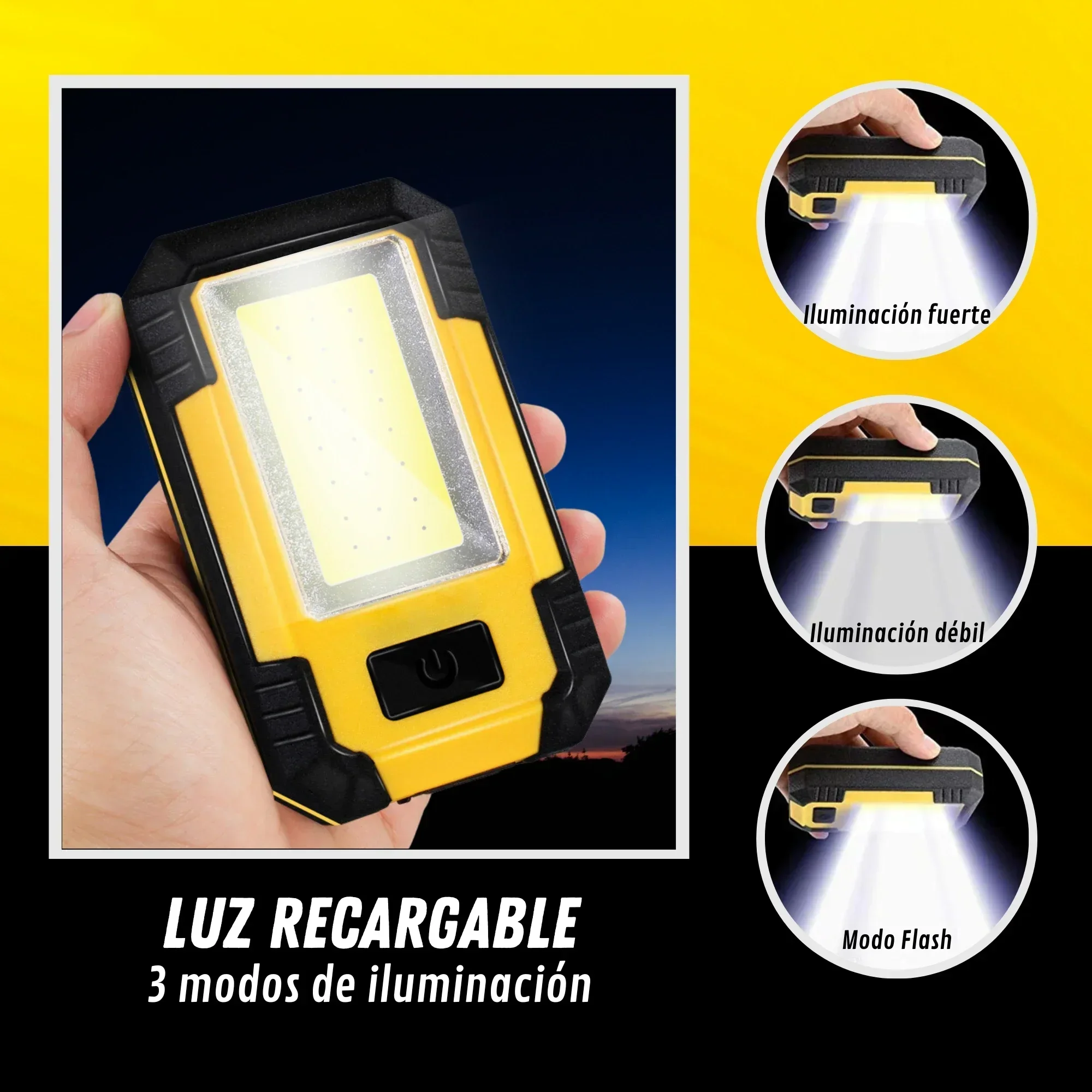 مصباح عمل قابل لإعادة الشحن بس - مراجعة Camping Lantern وسعره