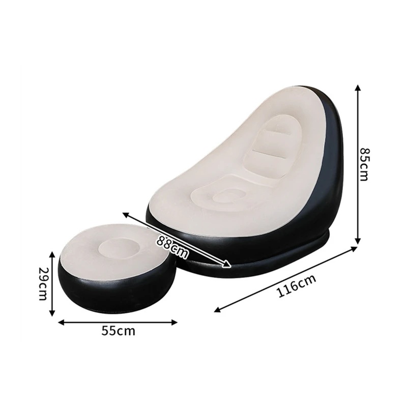 أريكة استرخاء قابلة للنفخ، كرس - مراجعة Outdoor Camping Recliner وسعره