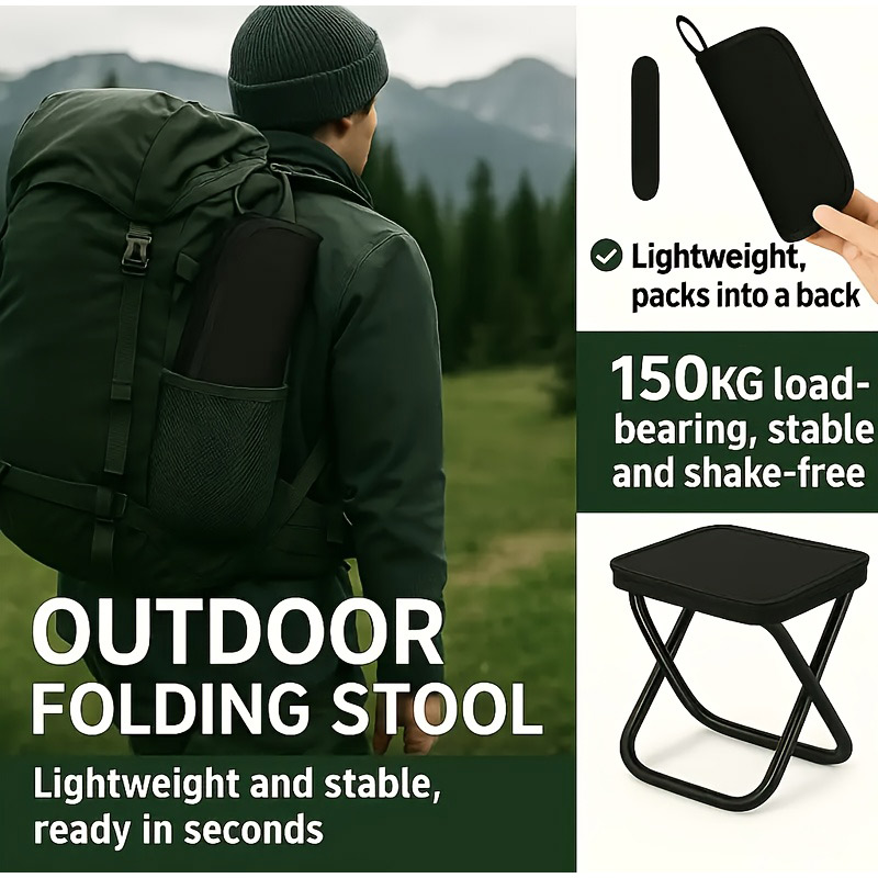    كرسي صيد قابل للطي، كرسي م - مراجعة Outdoor Camping Stores وسعره