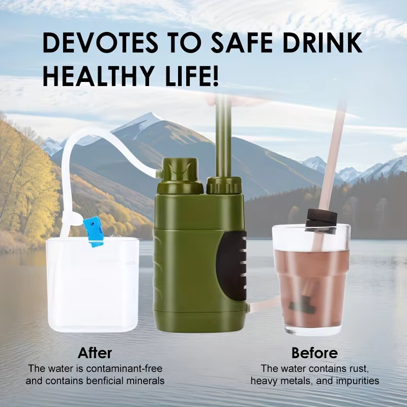 فلتر مياه خارجي للشرب المباشر، - مراجعة Portable Water Filter وسعره