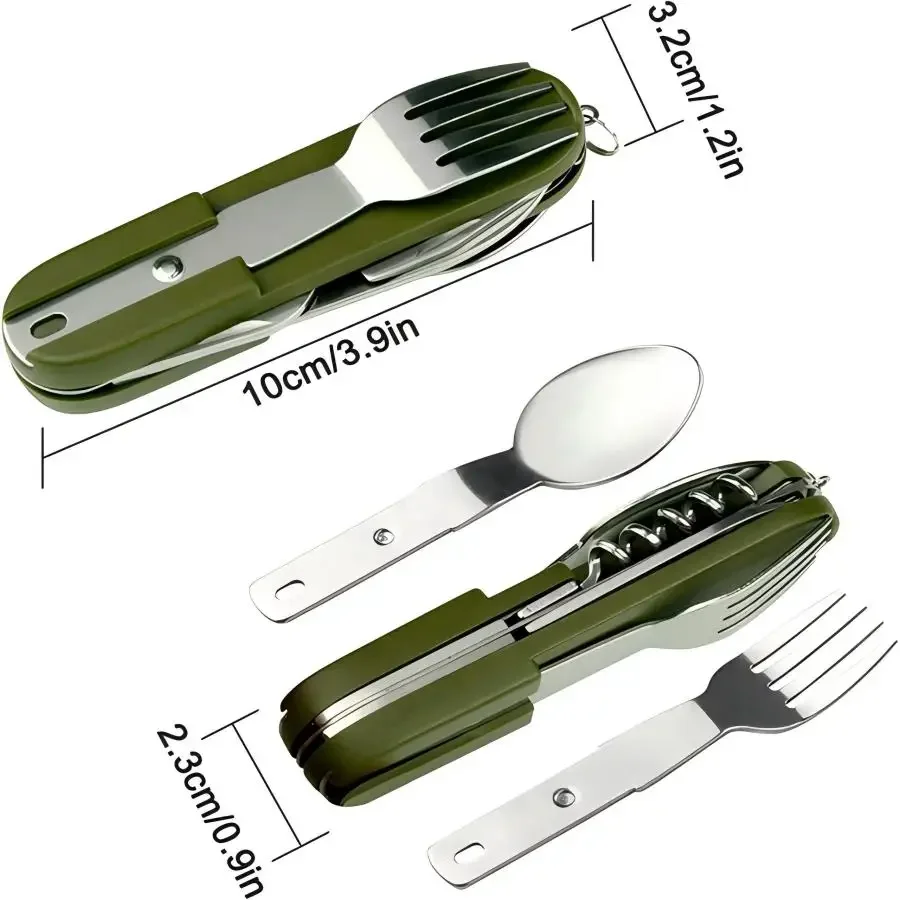 معدات التخييم: طقم سفر 5 في 1  - مراجعة Outdoor Camping World وسعره