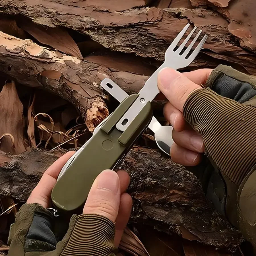 معدات التخييم: طقم سفر 5 في 1  - مراجعة Outdoor Camping World وسعره