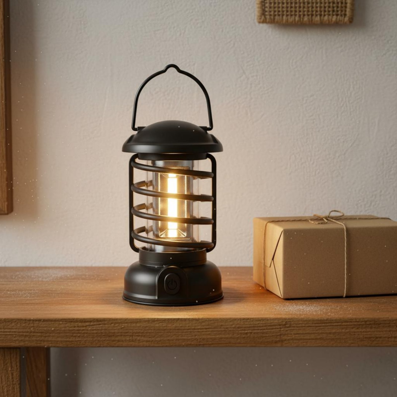 فانوس تخييم بتصميم عتيق مع مصد - مراجعة Camping Lantern وسعره