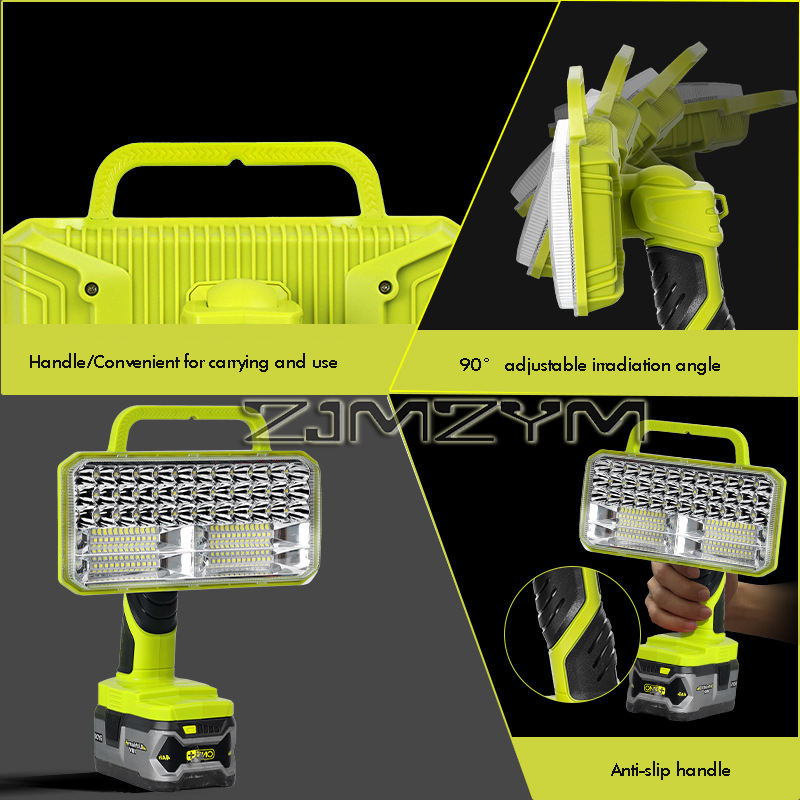 مصباح عمل LED لاسلكي 9 بوصة 40 - مراجعة Outdoor Camping Jobs وسعره