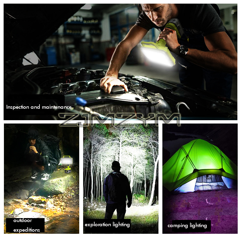 مصباح عمل LED لاسلكي 9 بوصة 40 - مراجعة Outdoor Camping Jobs وسعره