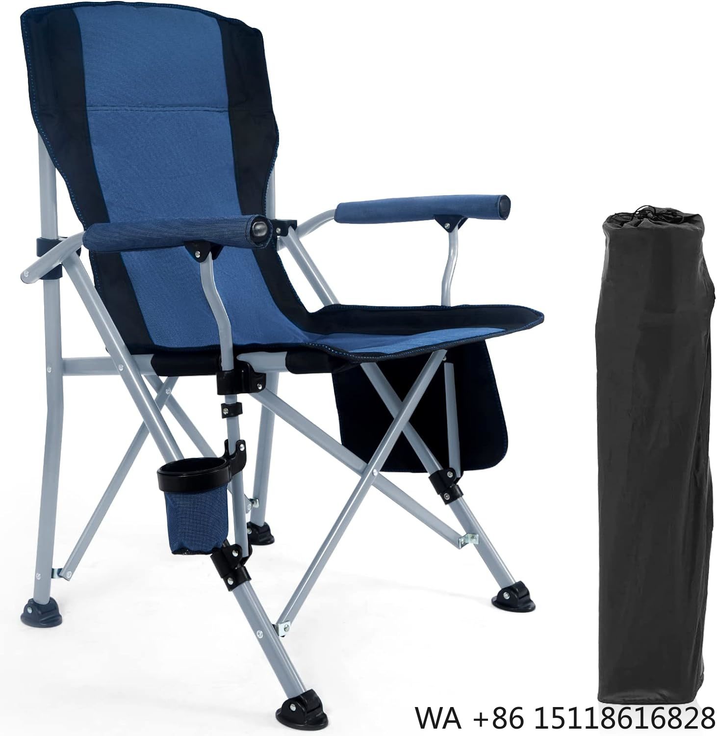 كرسي تخييم خارجي قابل للطي ومح - مراجعة Outdoor Camping Recliner وسعره