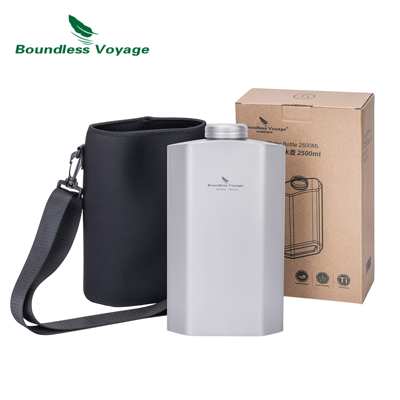 زجاجة مياه تيتانيوم بوندليس فا - مراجعة Outdoor Camping Water Jug وسعره
