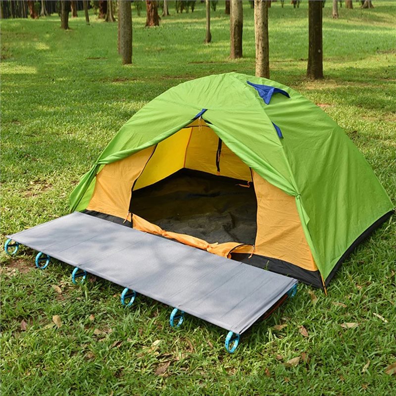 سرير تخييم محمول A69P للاستخدا - مراجعة Outdoor Camping Cot وسعره