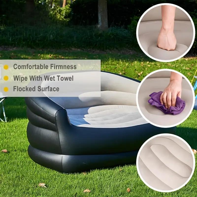 سرير قابل للنفخ محمول في الهوا - مراجعة Outdoor Camping Recliner وسعره
