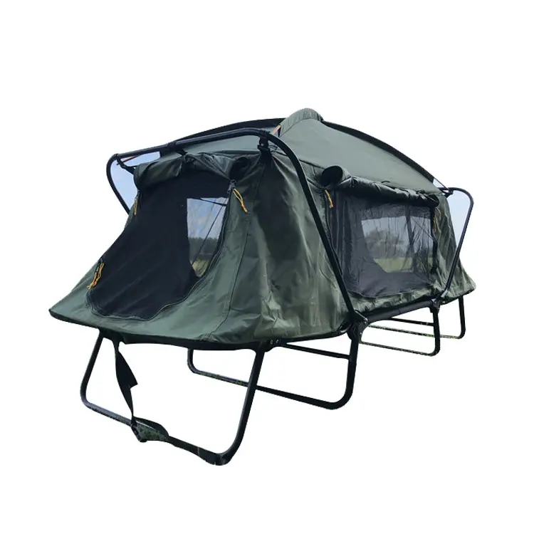 سرير تخييم قابل للطي كبير وداف - مراجعة Outdoor Camping Cot وسعره