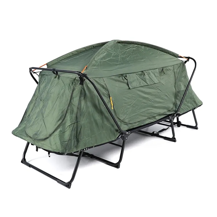 سرير تخييم قابل للطي كبير وداف - مراجعة Outdoor Camping Cot وسعره