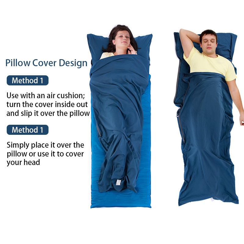 بطانة كيس نوم من القطن بالكامل - مراجعة Ultralight Sleeping Bag وسعره