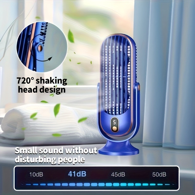 مروحة مكتب محمولة جديدة ومطورة - مراجعة Outdoor Camping Fans وسعره