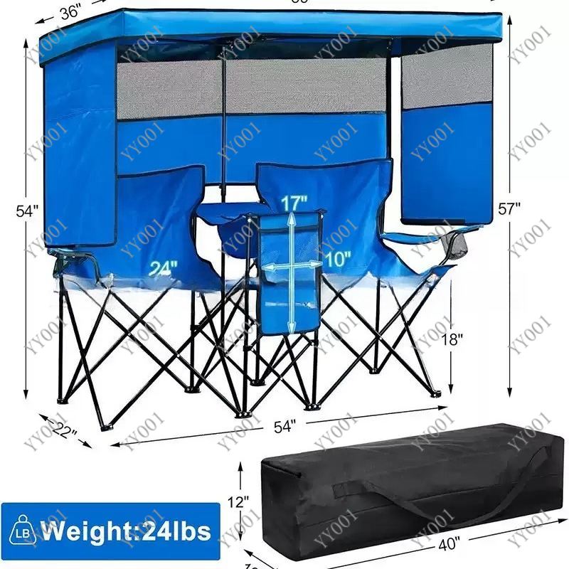 كرسي تخييم محمول قابل للطي مزد - مراجعة Outdoor Camping Folding Chair وسعره