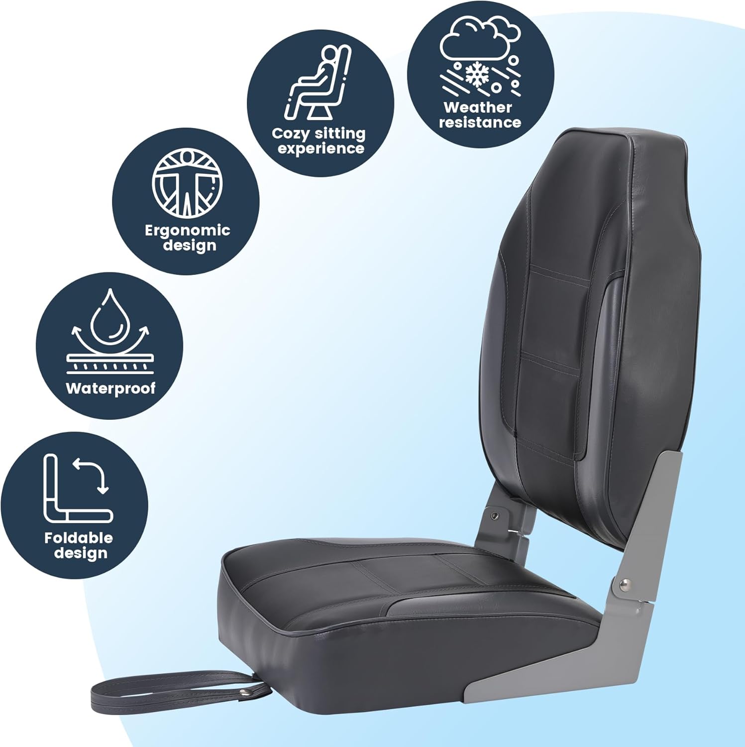 مقعدين قابلين للطي للقوارب، مق - مراجعة Folding Chair وسعره