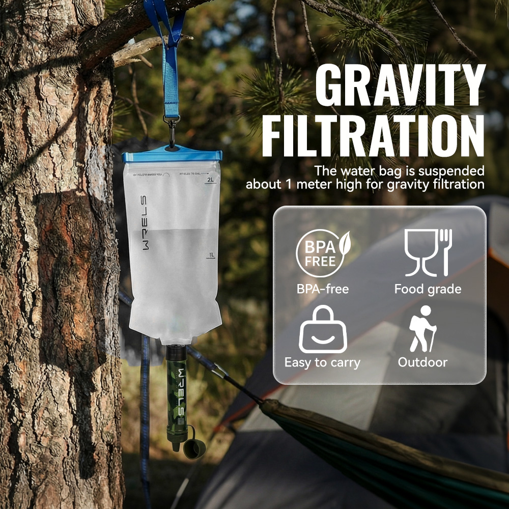 مجموعة فلتر مياه محمولة للاستخ - مراجعة Portable Water Filter وسعره