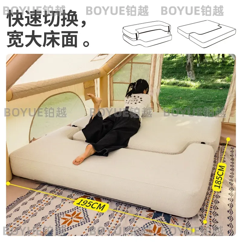 أريكة هوائية قابلة للنفخ للاست - مراجعة Outdoor Camping Recliner وسعره