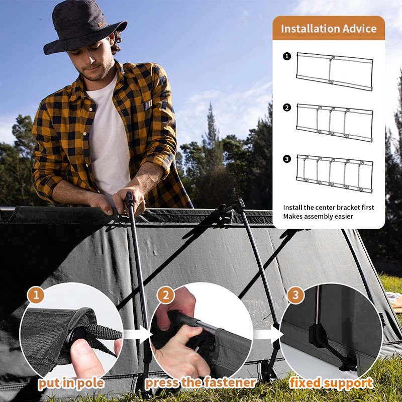 سرير تخييم قابل للطي من نيتشره - مراجعة Outdoor Camping Cot وسعره