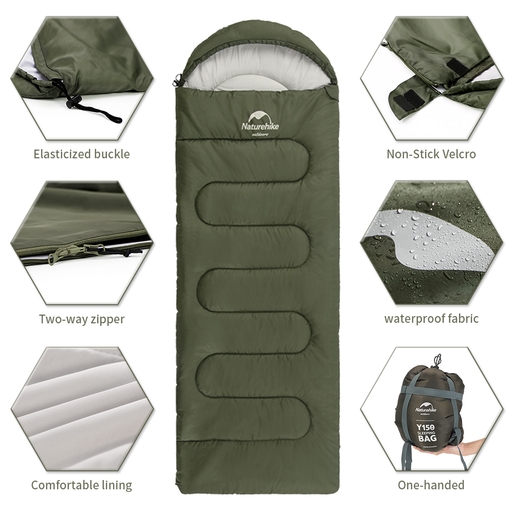 Naturehike Y150 أكياس النوم خف - مراجعة Ultralight Sleeping Bag وسعره